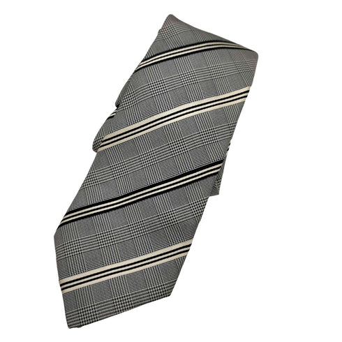 ポールスミスロンドン Paul Smith LONDON グレンチェック柄シルクネクタイ メンズ