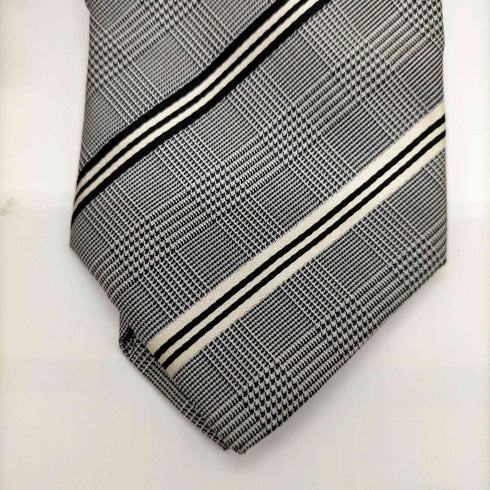 ポールスミスロンドン Paul Smith LONDON グレンチェック柄シルクネクタイ メンズ