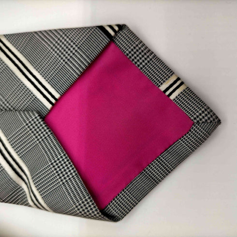 ポールスミスロンドン Paul Smith LONDON グレンチェック柄シルクネクタイ メンズ