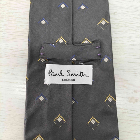ポールスミスロンドン Paul Smith LONDON 総柄シルクネクタイ メンズ