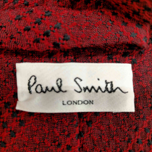 ポールスミスロンドン Paul Smith LONDON ジャガード織 ウールシルクネクタイ メンズ