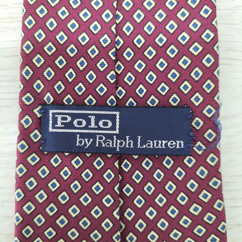 ポロバイラルフローレン Polo by RALPH LAUREN イタリア製 小紋柄 シルクネクタイ メンズ