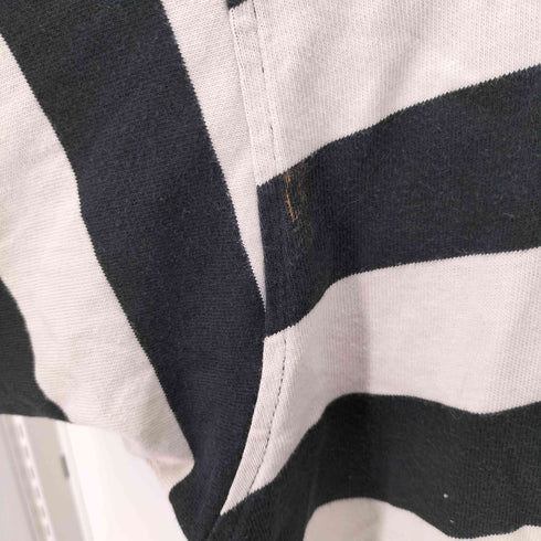 シュミーズラコステ CHEMISE LACOSTE 70-80s MADE IN FRANCE ボーダー長袖ポロシャツ メンズ JPN:L