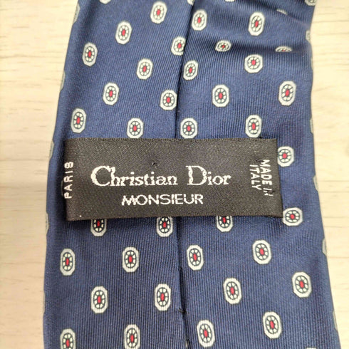 クリスチャンディオール Christian Dior MONSIEUR 総柄シルクネクタイ メンズ