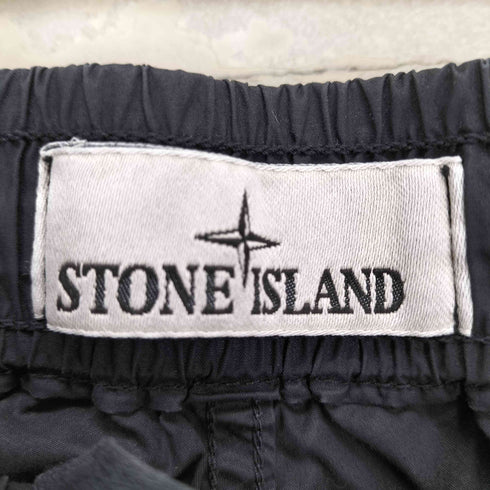 ストーンアイランド STONE ISLAND RE-T ガーメントダイコットンストレッチシャーリングテーパードリブカーゴパンツ メンズ W31