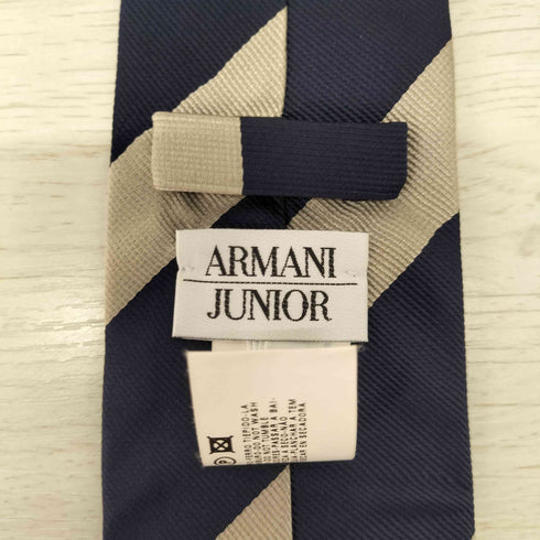 アルマーニジュニア ARMANI JUNIOR イタリア製 ストライプネクタイ メンズ 1