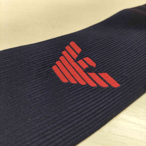アルマーニジュニア ARMANI JUNIOR イタリア製 ロゴ刺繍ネクタイ メンズ 1