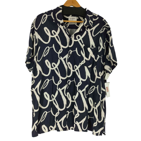 Goodfellow & Co 総柄 S/S 開襟シャツ メンズ import:XL