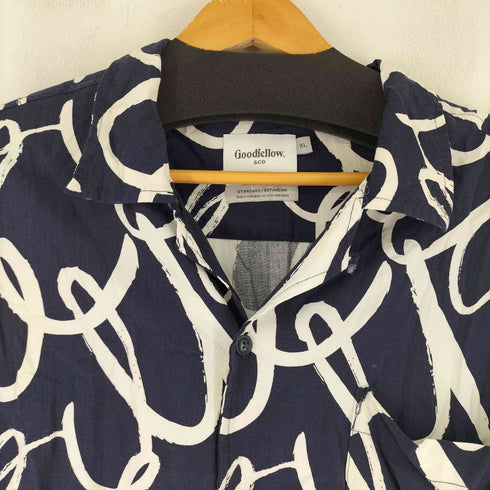 Goodfellow & Co 総柄 S/S 開襟シャツ メンズ import:XL