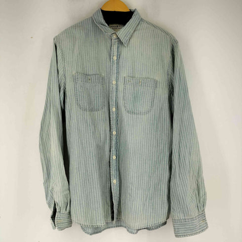 デニムアンドサプライ ラルフローレン DENIM & SUPPLY RALPH LAUREN ストライプ L/S シャツ メンズ import:L