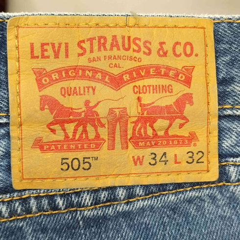 リーバイス Levis 505 REGULAR デニムパンツ メンズ 34/32