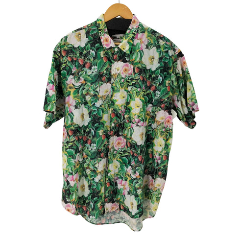 ポールスミス Paul Smith コットン ボタニカル 半袖シャツ メンズ import:L