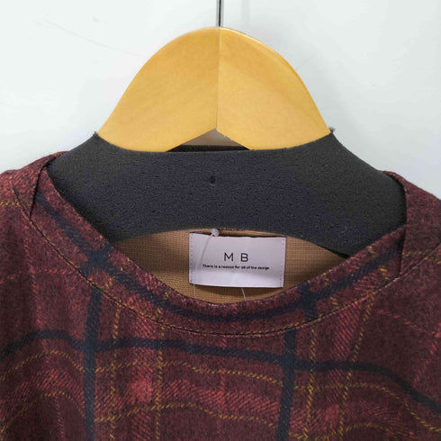 エムビー MB ローラインチェックニット メンズ JPN:M