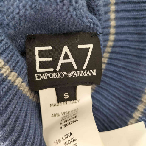 アルマーニジュニア ARMANI JUNIOR イタリア製 ロゴパッチウールニット帽 メンズ