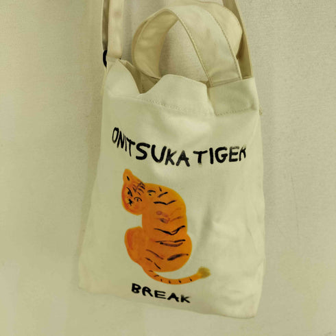 オニツカタイガー ONITSUKA TIGER TIGER TOTE キャンバス トート ショルダーバッグ レディース