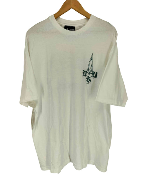NORTH SHORE UNDERGROUND 90s 袖裾シングル 両面プリントクルーネックTシャツ メンズ XL