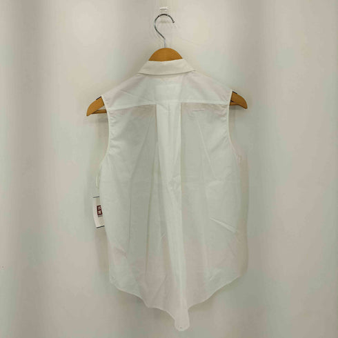 エムエムシックスメゾンマルジェラ MM6 Maison Margiela スタッフ期 SIX スプレープリント ノースリーブ シャツ ブラウス レディース 40