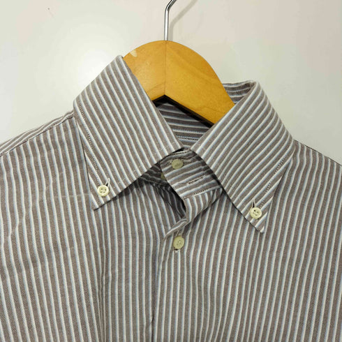 ジャンフランコフェレストゥーディオ GIANFRANCO FERRE STUDIO ボタンダウン ストライプ L/S シャツ メンズ 16/41