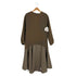 エレンディーク ELENDEEK MATERIAL MIX ROUND HEM CS OP レディース JPN:2