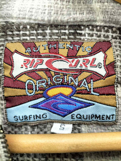 RIP CURL 90s ハーフジップネルシャツ メンズ S