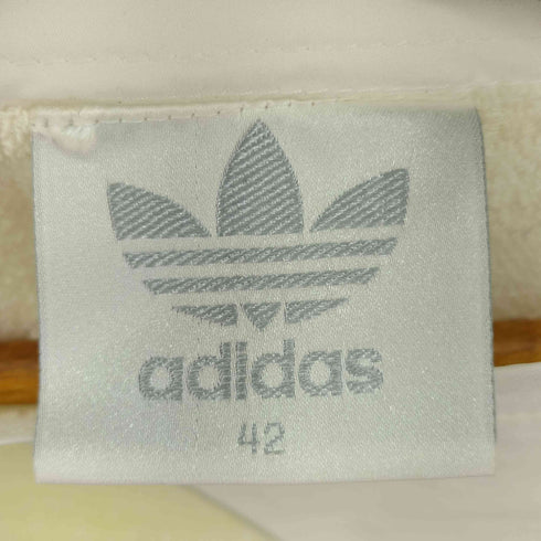 アディダス adidas サイドスナップ ロゴ刺繍 ナイロンスウェット メンズ 42