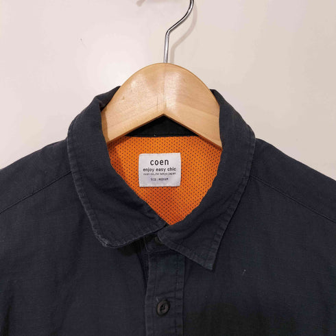 コーエン coen リップストップ アウトドア シャツ メンズ JPN:M
