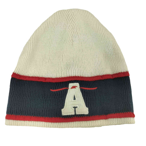 アルマーニジーンズ ARMANI JEANS イタリア製 Aロゴ刺繍 ニット帽 メンズ M