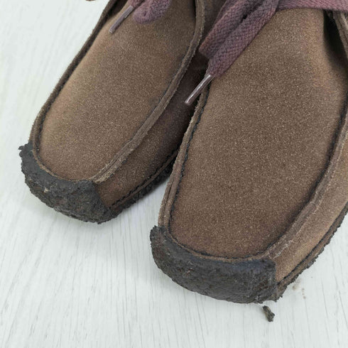 クラークス Clarks wallabee スエード クレープソール モカシンシューズ レディース 6 1/2M