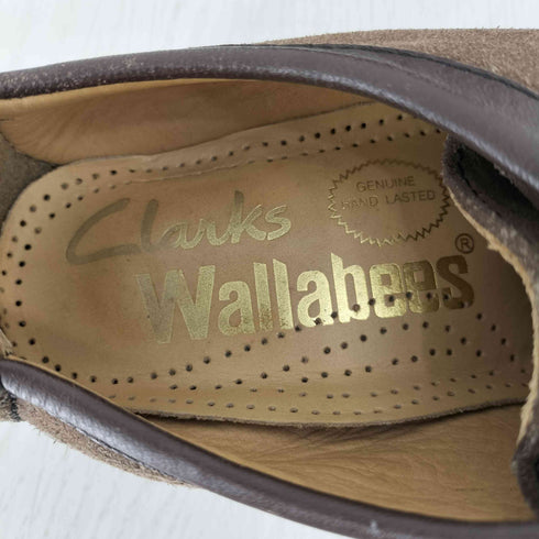 クラークス Clarks wallabee スエード クレープソール モカシンシューズ レディース 6 1/2M