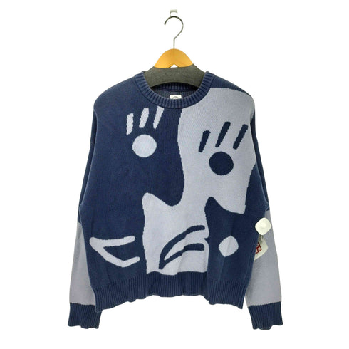 ポーラースケートカンパニー POLAR SKATE CO. ART KNIT SWEATER アート コットンニットセーター メンズ S