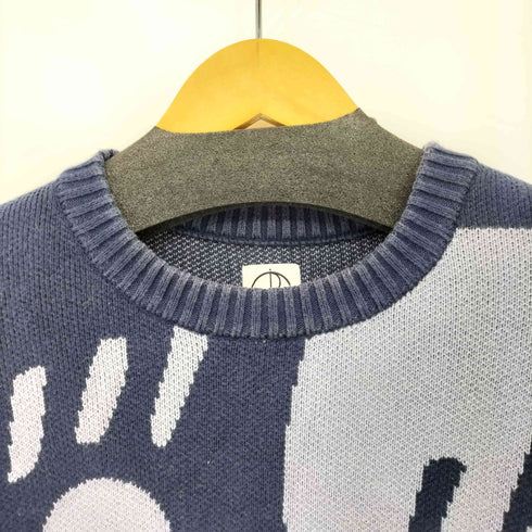 ポーラースケートカンパニー POLAR SKATE CO. ART KNIT SWEATER アート コットンニットセーター メンズ S