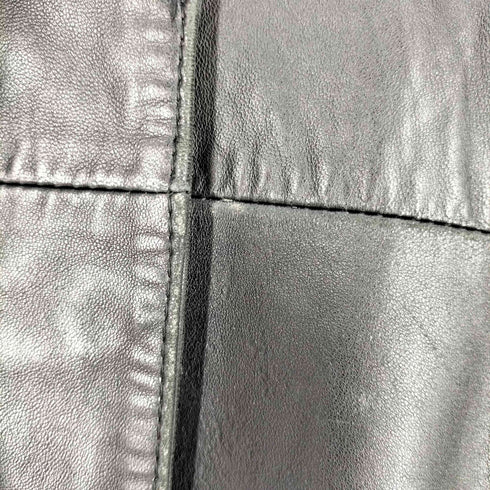 ラムレザー ハーフコート メンズ