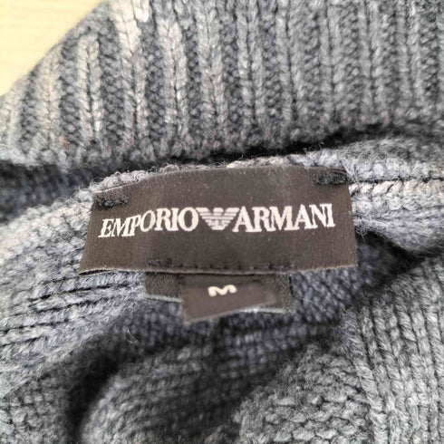 エンポリオアルマーニ EMPORIO ARMANI イタリア製 ペンキ加工 メタリック ビーニー Y2K メンズ M