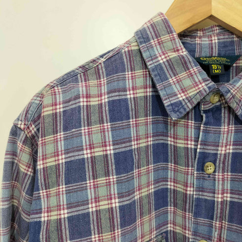 オシュコシュ OSHKOSH 80S 三角タグ マドラスチェック レギュラーカラー L/S シャツ メンズ import:M