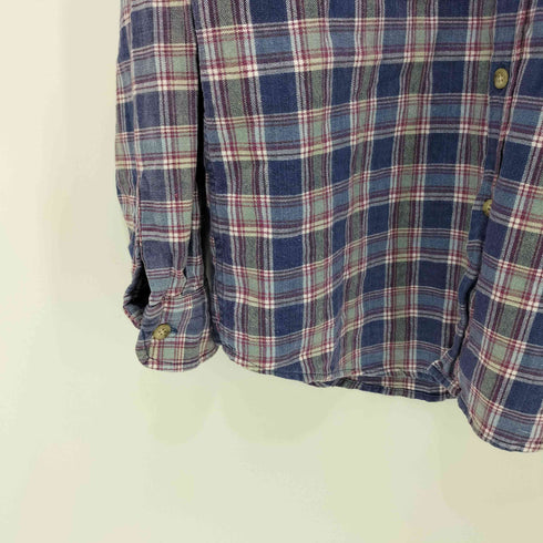 オシュコシュ OSHKOSH 80S 三角タグ マドラスチェック レギュラーカラー L/S シャツ メンズ import:M