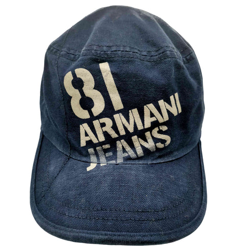 アルマーニジーンズ ARMANI JEANS ロゴプリント ワークキャップ メンズ 2