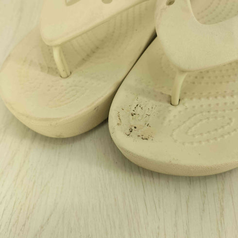 クロックス crocs リオフリップ 厚底 ビーチサンダル レディース