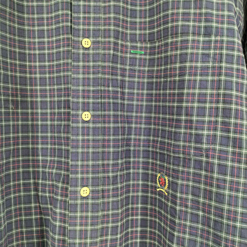 トミーヒルフィガー TOMMY HILFIGER 90S L/S BD チェックシャツ メンズ JPN:M