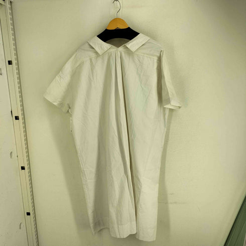 トゥージュー TOUJOURS オーバーサイズ クロップド スキッパー S/S シャツワンピース レディース FREE