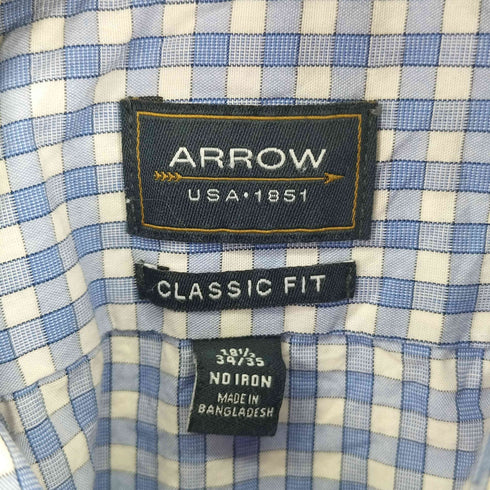 アロー ARROW L/S チェックシャツ メンズ 181/2 34/35
