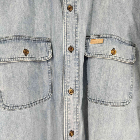 カーハート Carhartt L/S フラップポケット デニムシャツ メンズ JPN:L