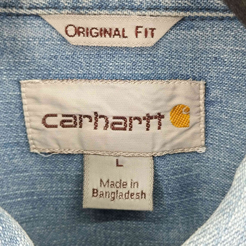 カーハート Carhartt L/S フラップポケット デニムシャツ メンズ JPN:L