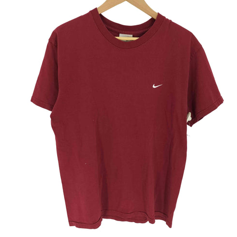 ナイキ NIKE 00S メキシコ製 グレータグ スウッシュロゴ刺繍 S/S クルーネック Tシャツ メンズ import:S