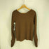 ollun gathered sleeve cardigan レディース