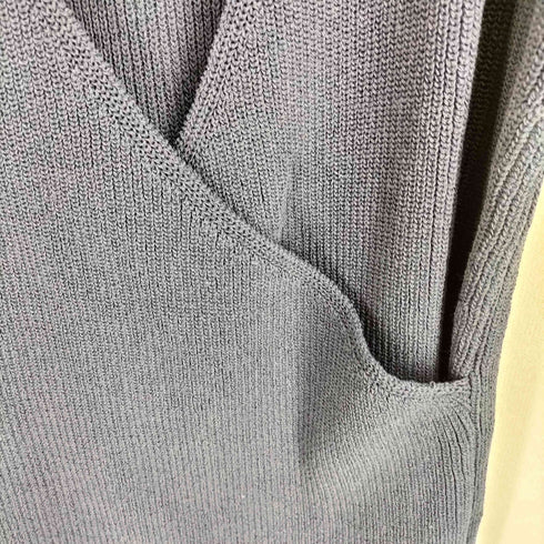 ロクビューティーアンドユースユナイテッドアローズ 6 BEAUTY & YOUTH UNITED ARROWS BACK CACHE-COEUR SLEEVE LESS KNIT レディース