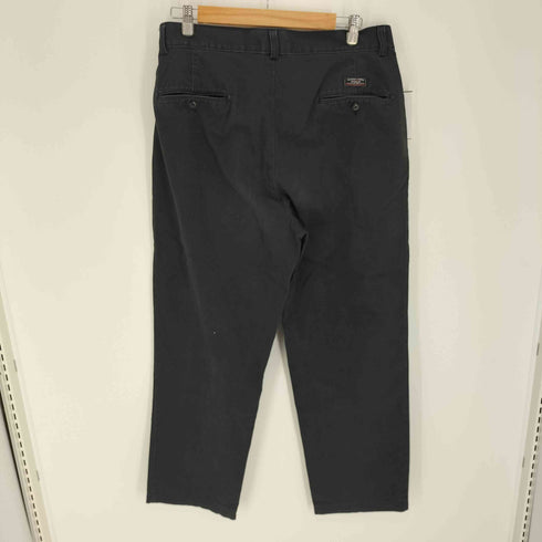ポロバイラルフローレン Polo by RALPH LAUREN 90S カナダ製 2タック ロゴバックパッチ ジップフライ ワイド チノ パンツ メンズ 34W 32L