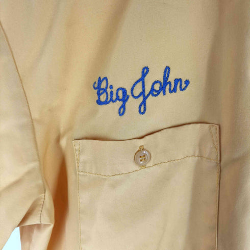 ビッグジョン BIG JOHN Ken THE FLATOP 70th ANNIVERSARY 1940 バッグ 刺繍 S/S ワーク シャツ メンズ import:XL