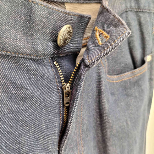ブラックレーベルクレストブリッジ BLACK LABEL CRESTBRIDGE 裏地チェック スリムデニムパンツ メンズ JPN:S