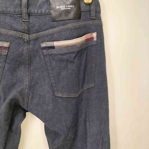 ブラックレーベルクレストブリッジ BLACK LABEL CRESTBRIDGE 裏地チェック スリムデニムパンツ メンズ JPN:S