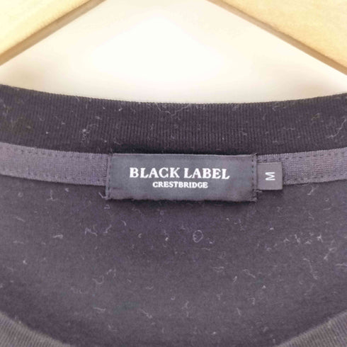 ブラックレーベルクレストブリッジ BLACK LABEL CRESTBRIDGE ロゴプリント クルーネックTシャツ メンズ JPN:M